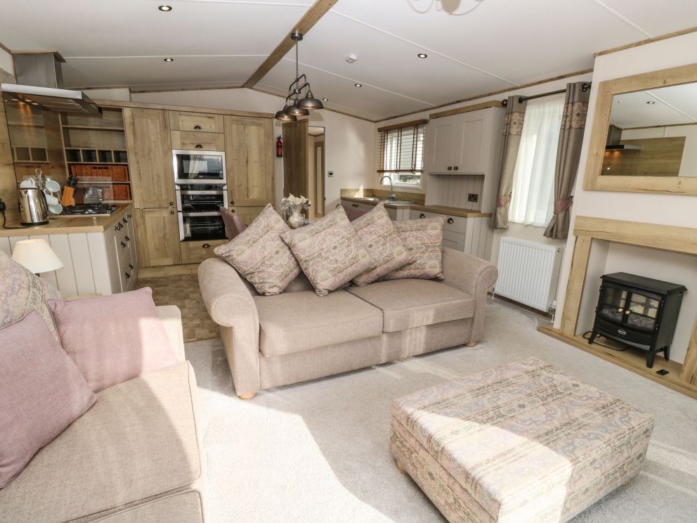 Crosswinds 68 on Whitecliffe Bay Holiday Park in Bembridge for rent - park has swimming pools, club house, entertainment and more with access to the beach