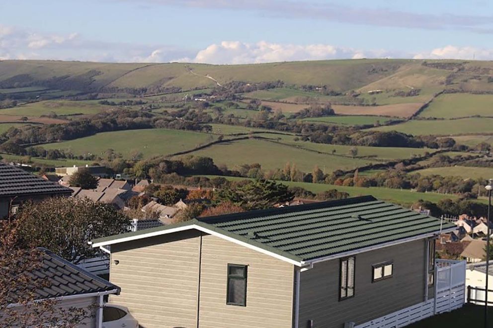 Finn Lodge at Swanage Bay in Dorset