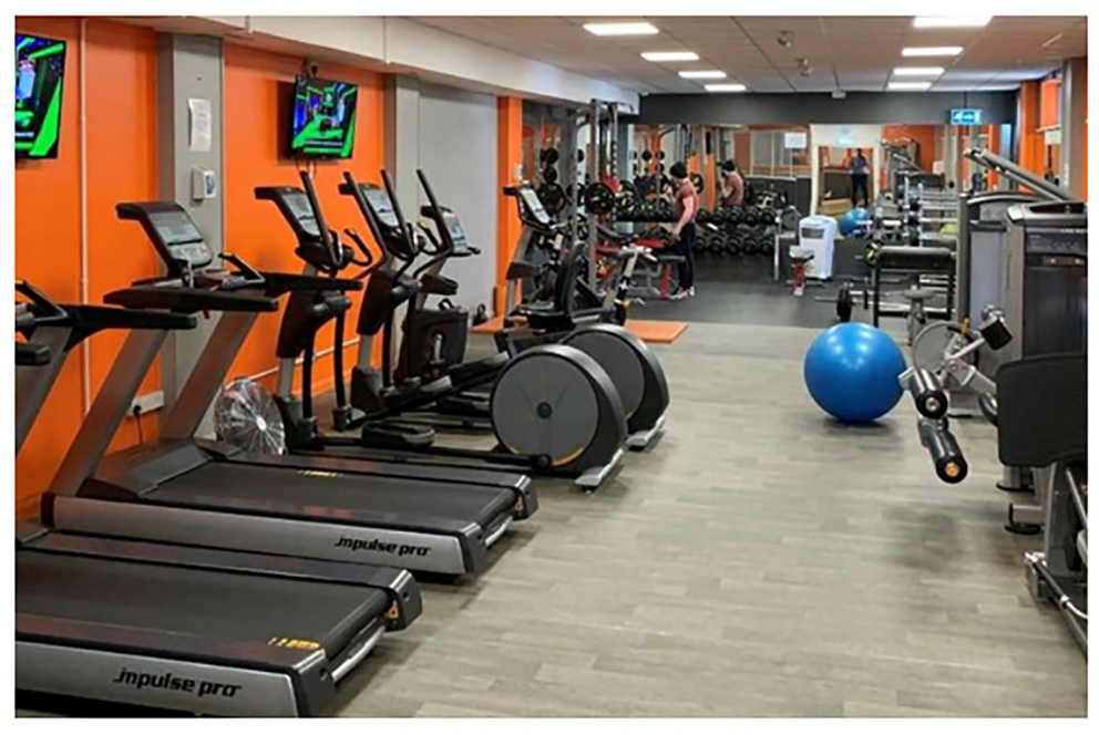 Finn Lodge at Swanage Bay in Dorset gym access