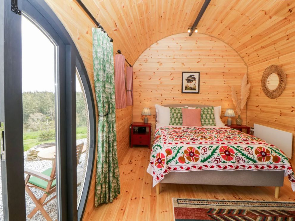 Hidden Hill Glamping Cabins, Holbeton, Plymouth - glamping pods with wood-fired hot tub, close to the beach