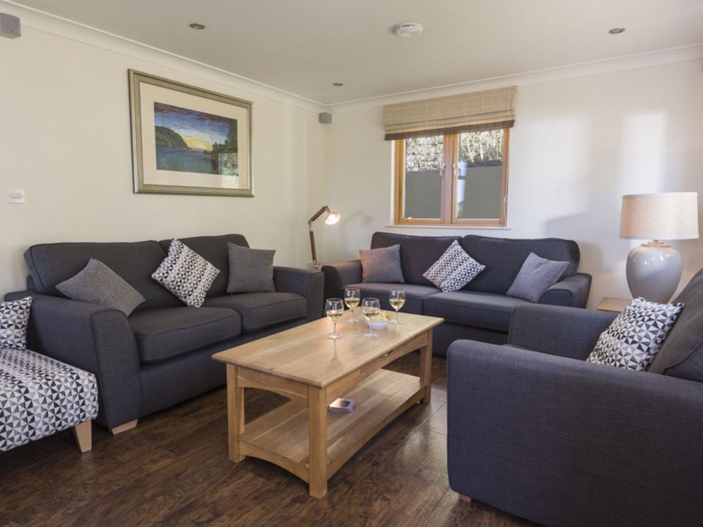Hillfield Village in Dartmouth - Lodge for rent. Cosy night in at the Court Lodge