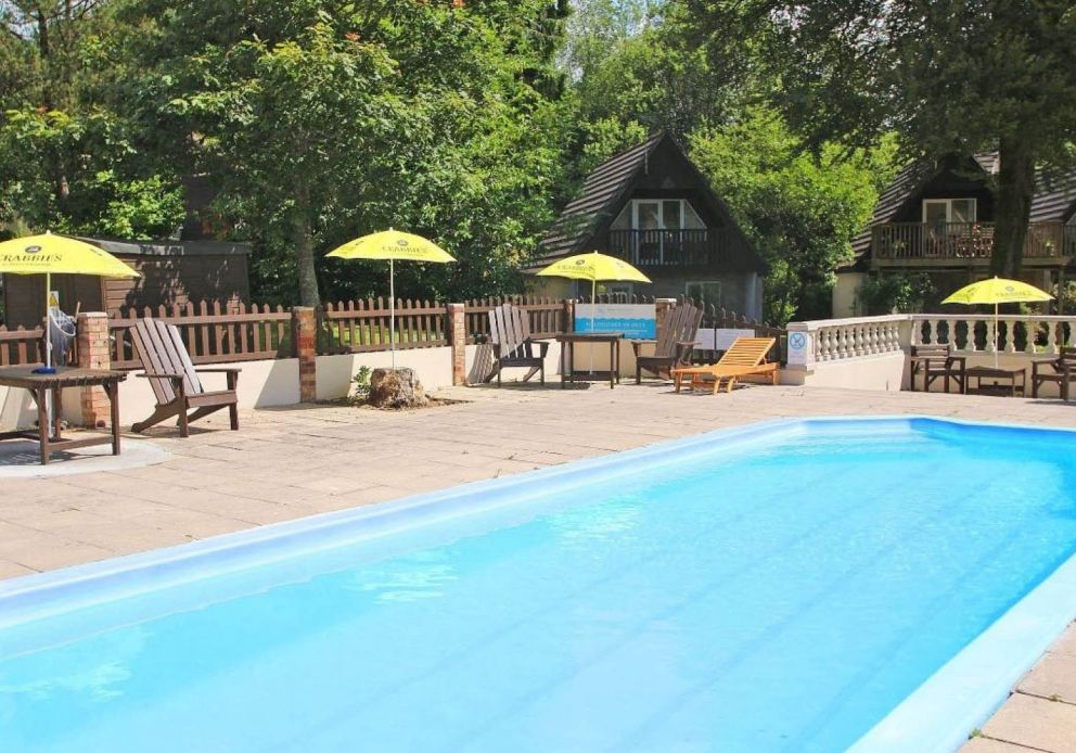 Honicombe Manor Holiday Village in Cornwall with outdoor pool