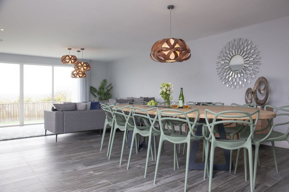 Huxham View in Devon. Luxury holiday for large groups with hot tub and spa