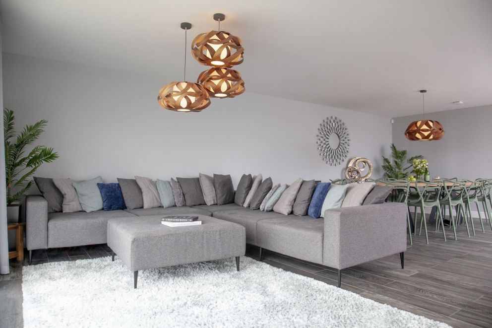 Huxham View in Devon. Luxury holiday for large groups with hot tub and spa