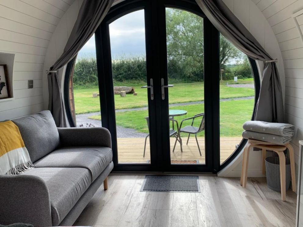 Laurel Farm Glamping, Somerset - glamping pods for rent with hot tub
