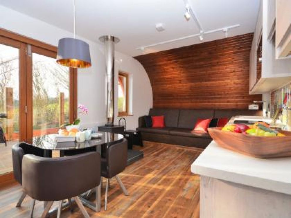 Pig On The Hill Lodges - pet friendly, with hot tub and wood burner close to the beach