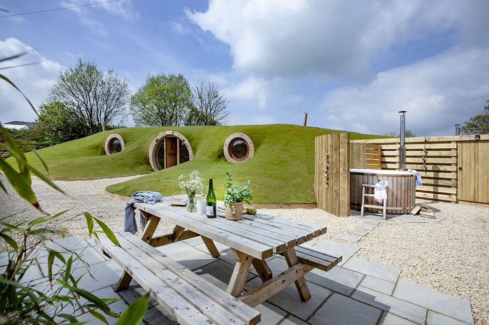 Book a holiday in a Hobbit House, various locations throughout the UK