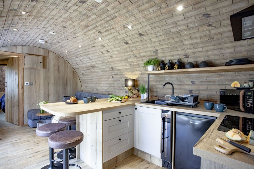 Quackers Hobbit House luxury interior