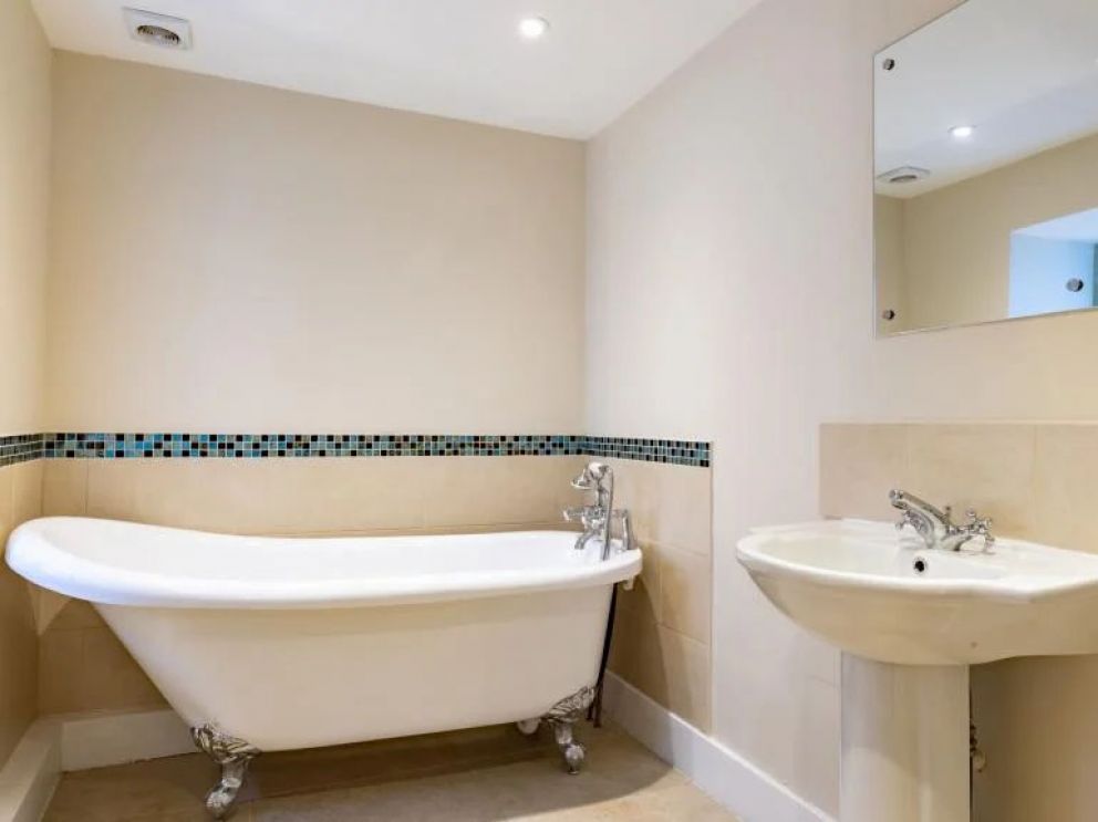 River Dart Lodge in Dartmouth for rent - bubbles and a long soak