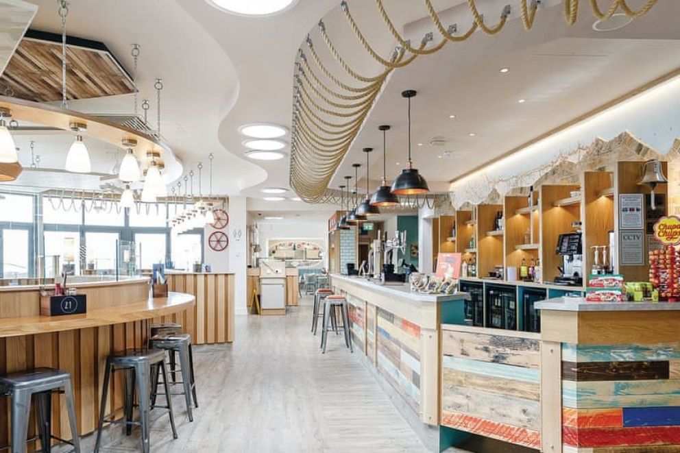 Sandymouth Holiday Resort Cornwall bar and restaurant