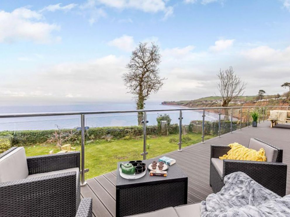 Sea View lodge in Somerset, pet friendly