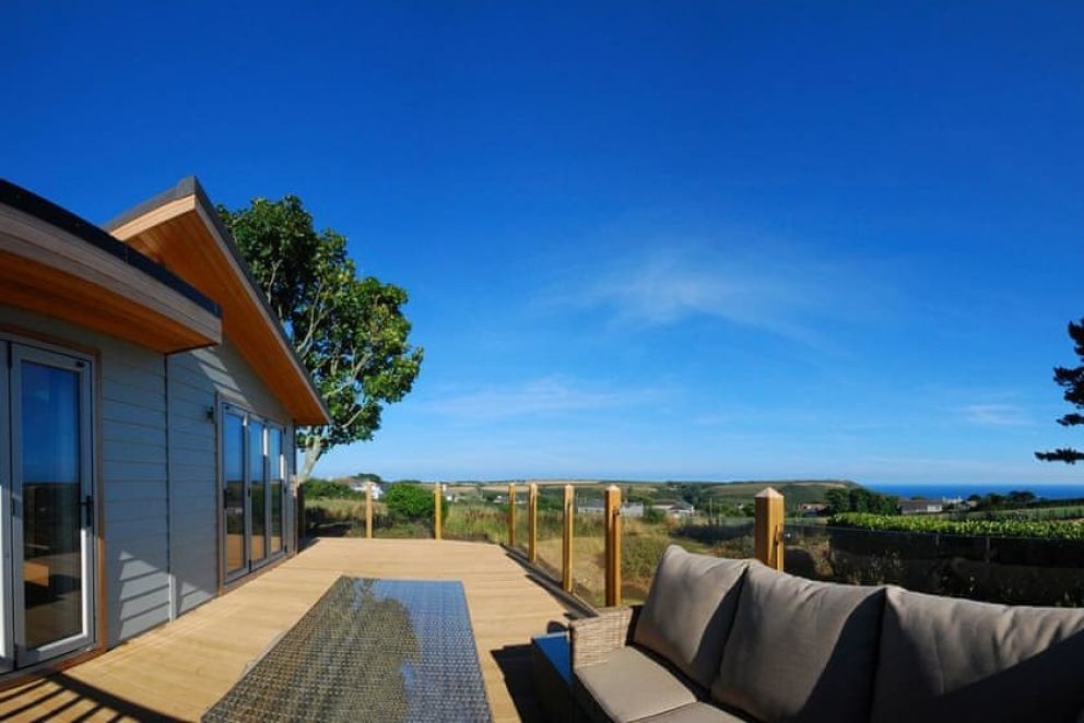 Seaview Gorran Haven Cornwall luxury lodges to rent