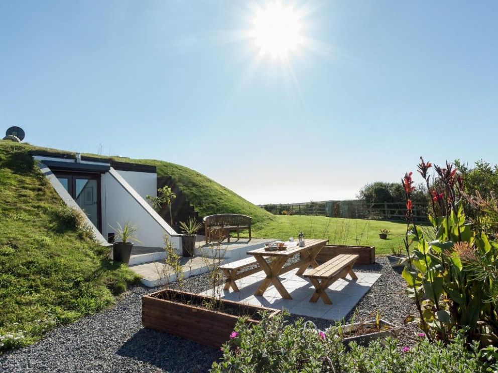 The Bunker, Sennan, Cornwall - quirky former World War II bunker converted into 4 bedroom holiday accommodation, close to 5 beaches in West Cornwall