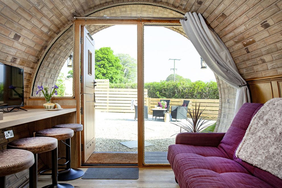 The Charm Inn Hobbit House, luxury glamping
