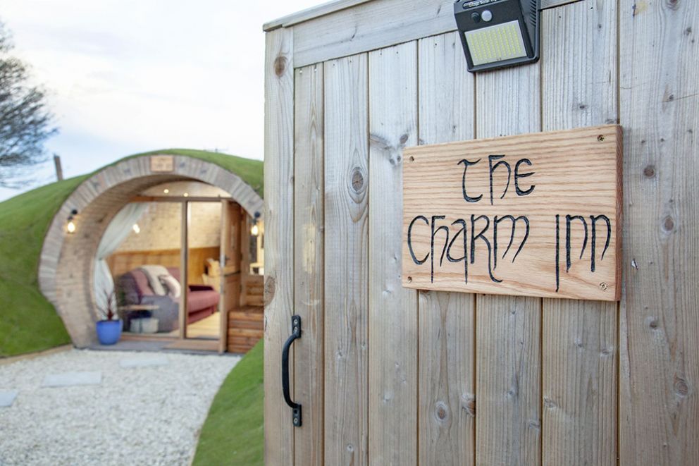 The Charm Inn Hobbit House dog friendly with enclosed garden