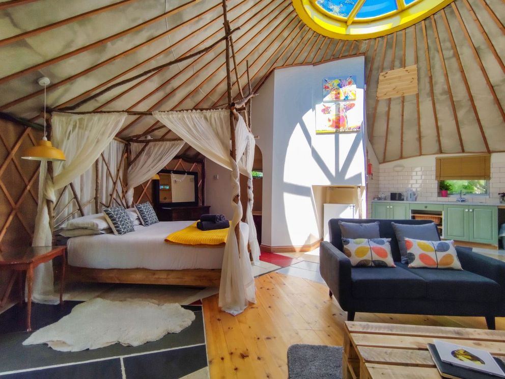 The Roundhouse - Somerset, lodge with wood burning stove for rent