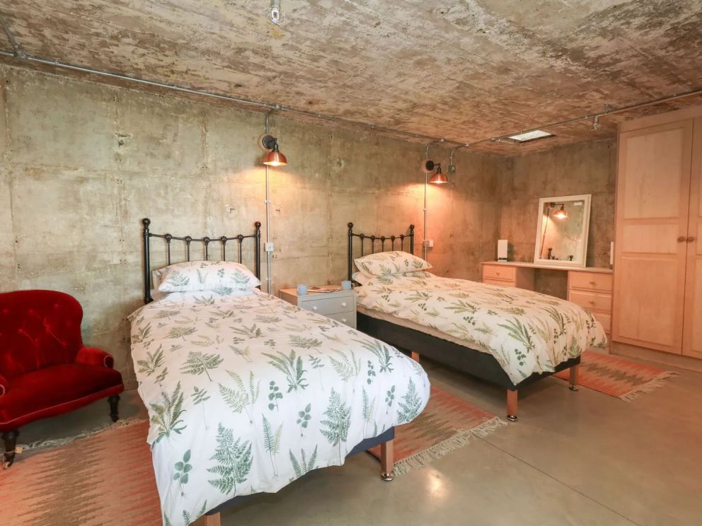 The Transmitter Bunker, Ringstead, Dorset - Quirky, pet friendly, holiday accommodation in former bunker with wood burning stove, close to the beach