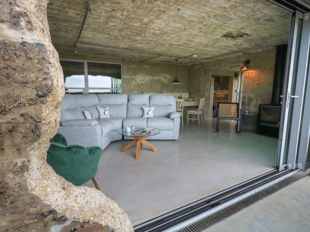 The Transmitter Bunker, Ringstead, Dorset - Quirky, pet friendly, holiday accommodation in former bunker with wood burning stove, close to the beach
