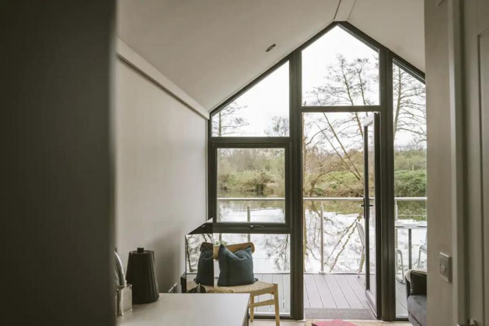 Water Cabin With Water Sports Equipment and Bikes, Bath