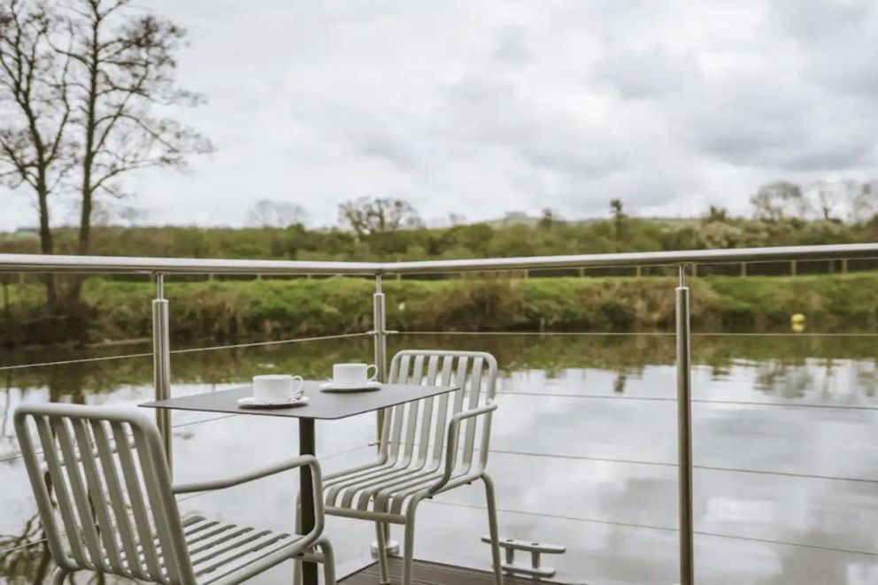Water Cabin With Water Sports Equipment and Bikes, Bath