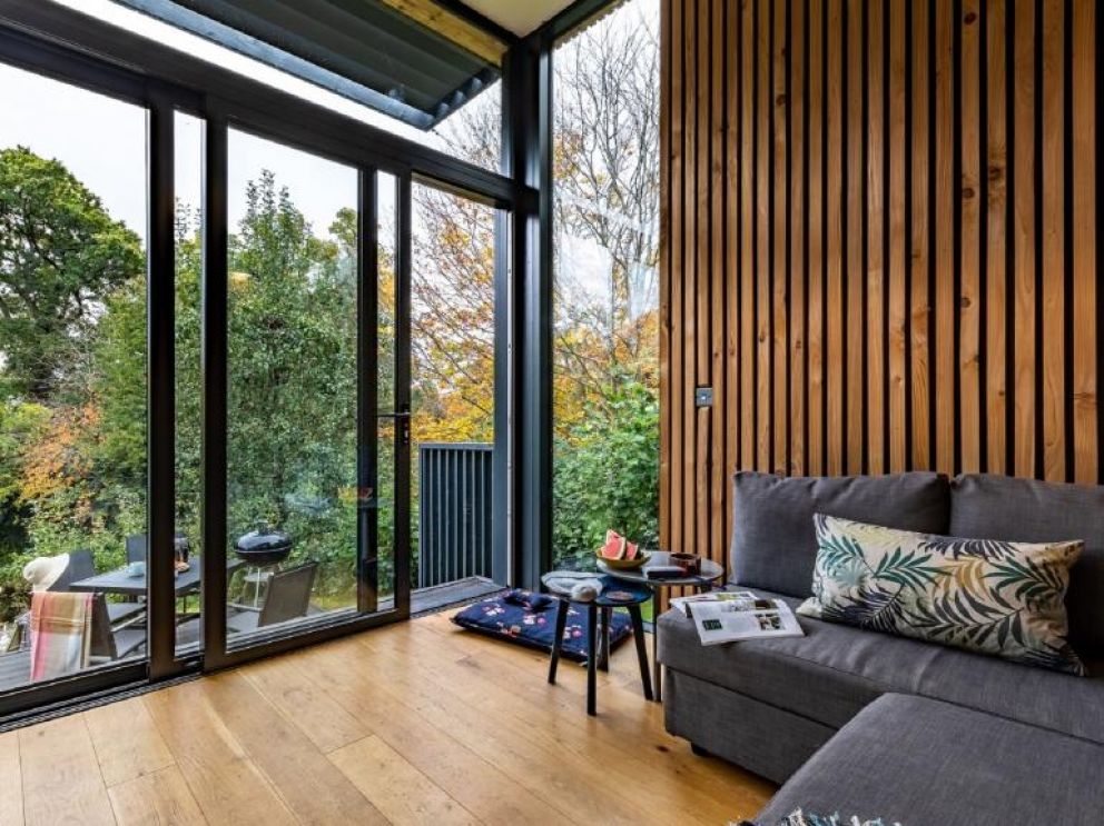 Apple Orchard Eco Cabins - for rent, pet friendly, with wood fired hot tub