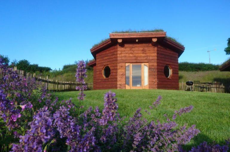 Eco Cabin with Hot Tub in West Wales | Dog-Friendly Lodge