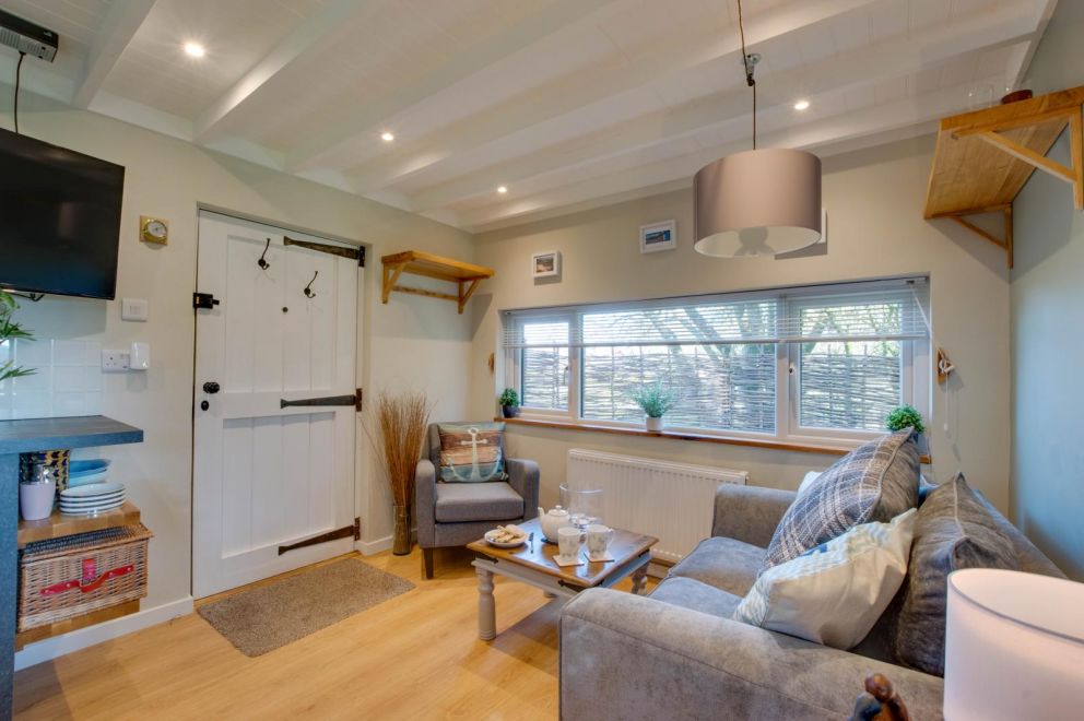 Bragdy Cabin, Dinas, Rurall Llyn Peninsula - pet friendly, with hot tub, romantic break in Gwynedd, Wales