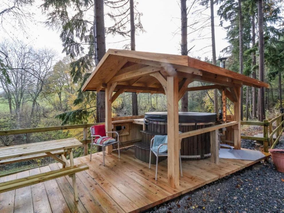 Lady Bagots Cabin in Ruthin, Wales for rent  - dog friendly, hot tub and wood burning stove in rural setting