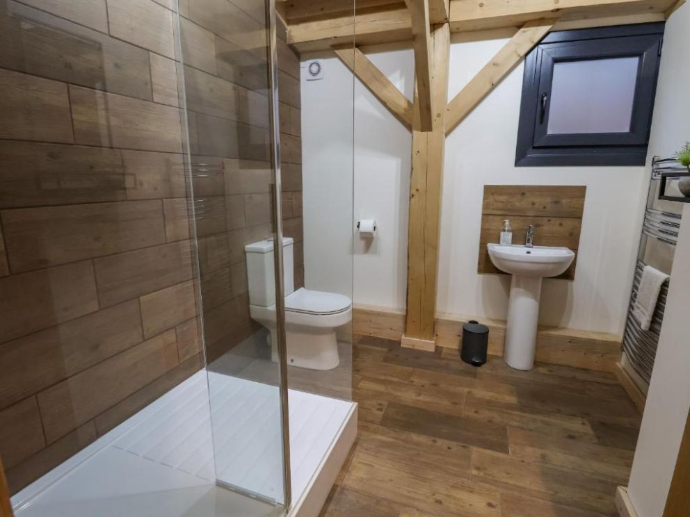 Lady Bagots Cabin in Ruthin, Wales for rent  - dog friendly, hot tub and wood burning stove in rural setting