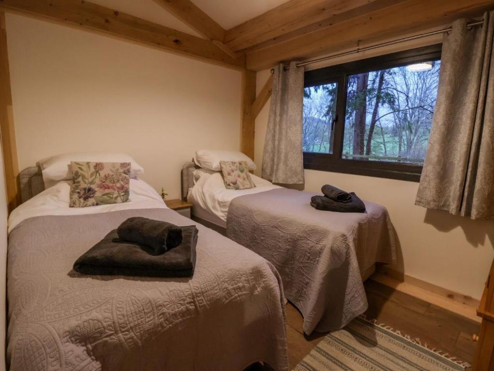 Lady Bagots Cabin in Ruthin, Wales for rent  - dog friendly, hot tub and wood burning stove in rural setting