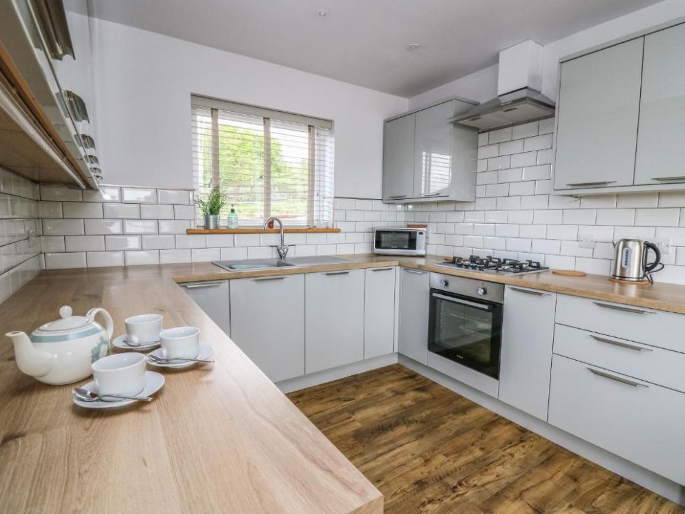 Llyn Cae Ty Nant Fishery Holiday Let, Lampeter, Ceredigion - holiday lodge with hot tub and wood burning stove in Mid Wales