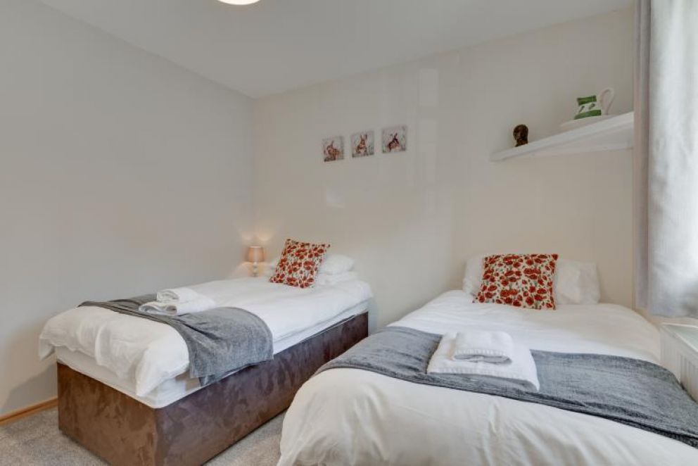 MotoCamp Wales - pet friendly lodge for rent in countryside location with woodland walks