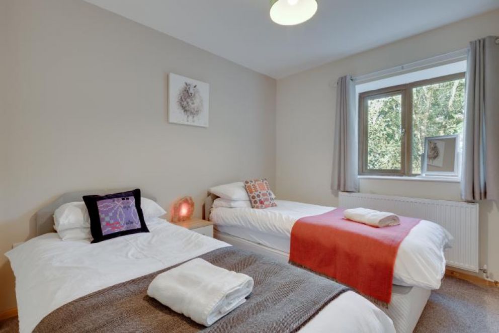 MotoCamp Wales - pet friendly lodge for rent, countryside location, woodland walks