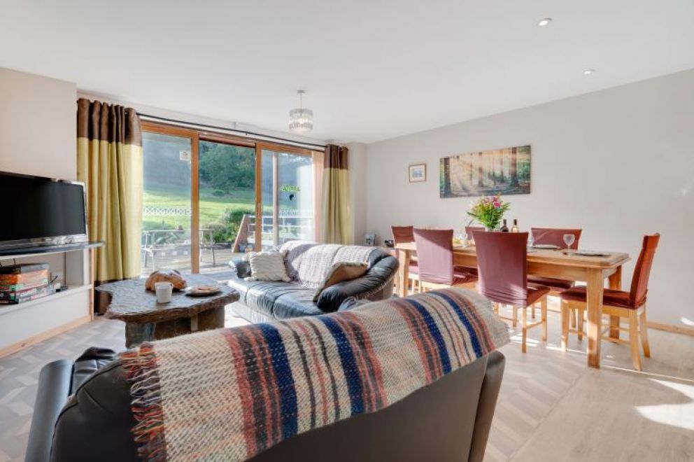 MotoCamp Wales - pet friendly lodge for rent in countryside location with woodland walks