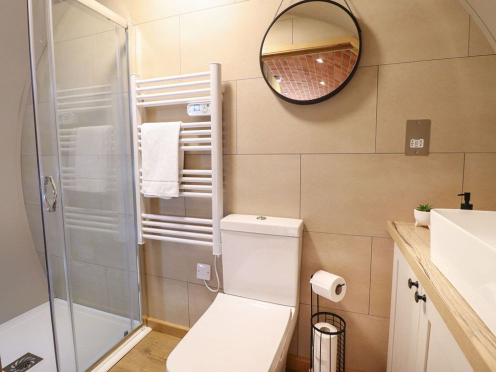 The Hobbit Huts in Wales with hot tub