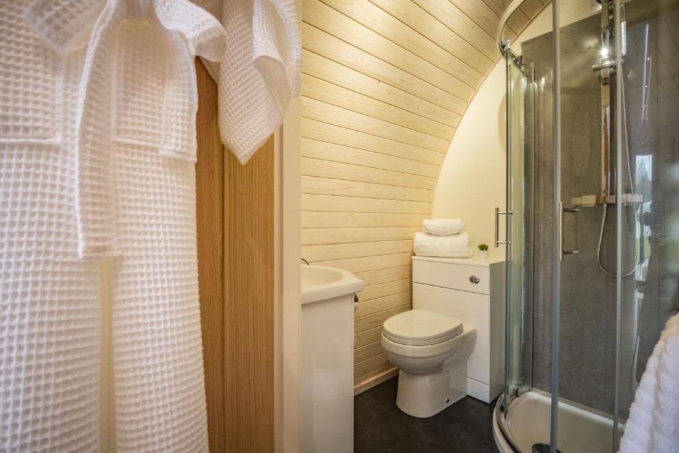 Tan Y Bryn Glamping, Conwy - glamping pods and huts with hot tub, wheelchair accessible, close to the beach