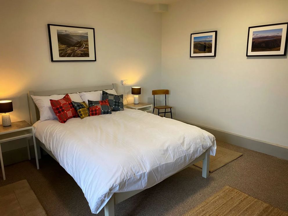 The Lodge in Staylittle in Powys - sleeps 40 guests, pet friendly, with activity room, table tennis, table football, fire pit and wood burning stove