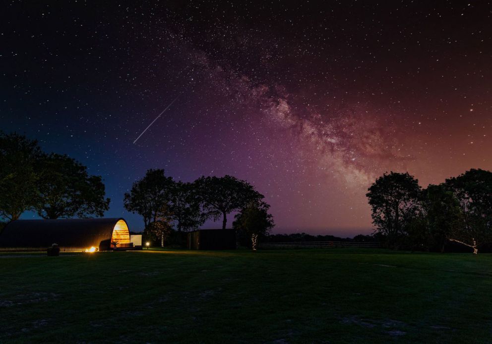 The piglet pod luxury glamping in Wales