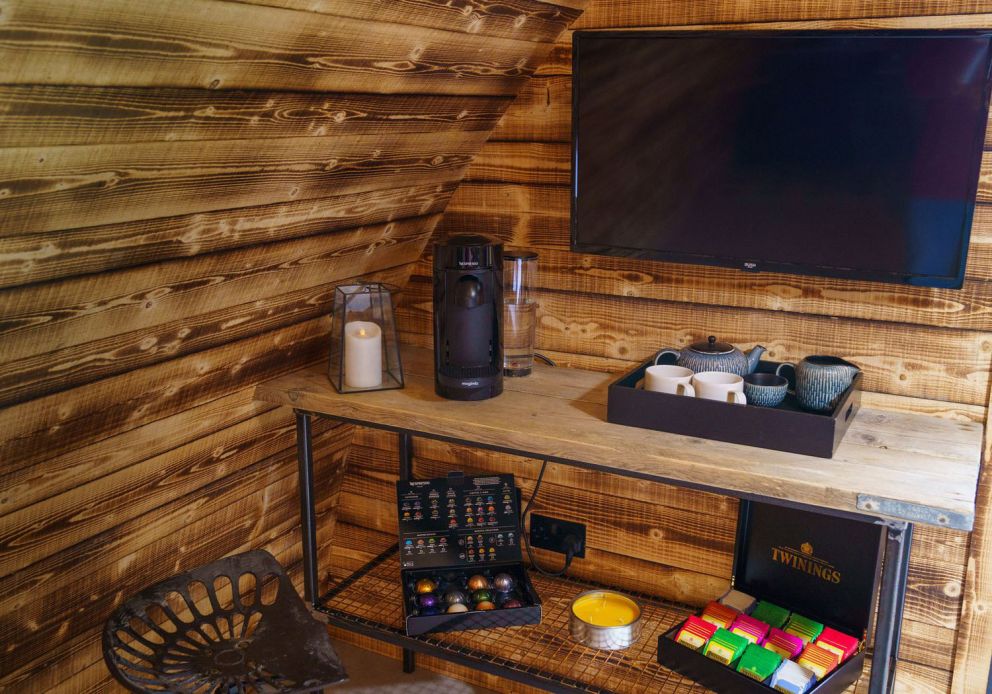 The piglet pod luxury glamping in Wales