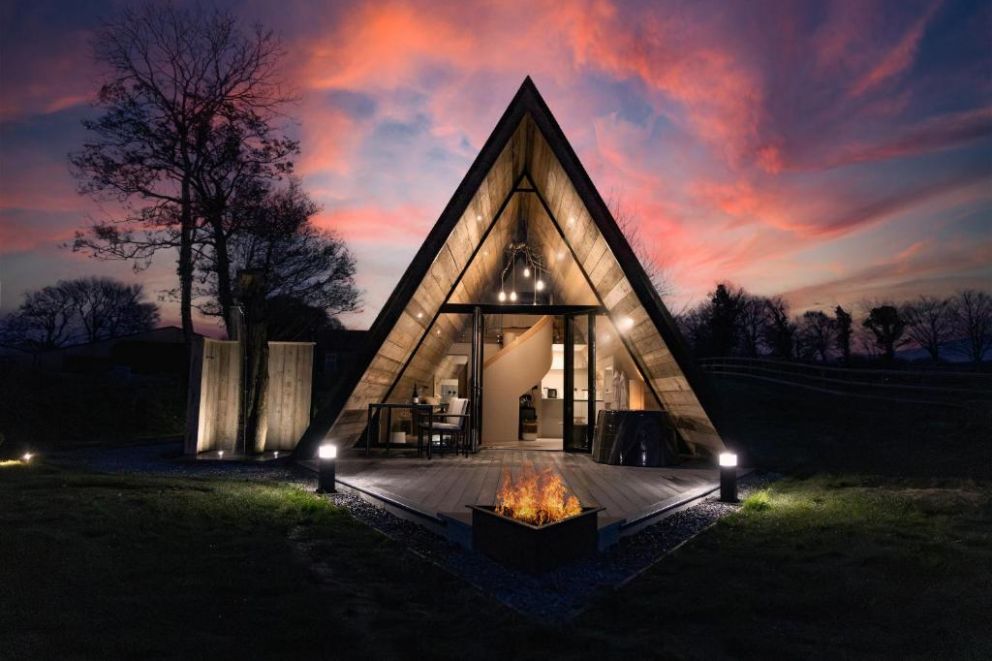 The Tri-Pod at Pantcefn Luxury Glamping