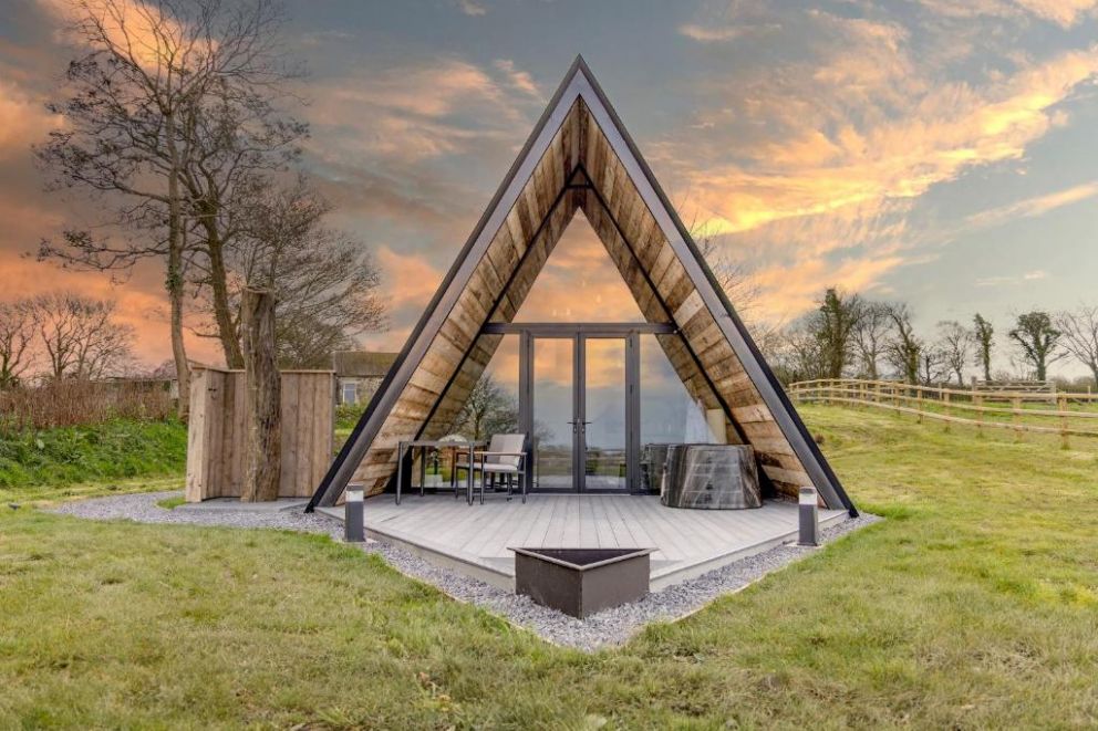 The Tri-Pod at Pantcefn Luxury Glamping