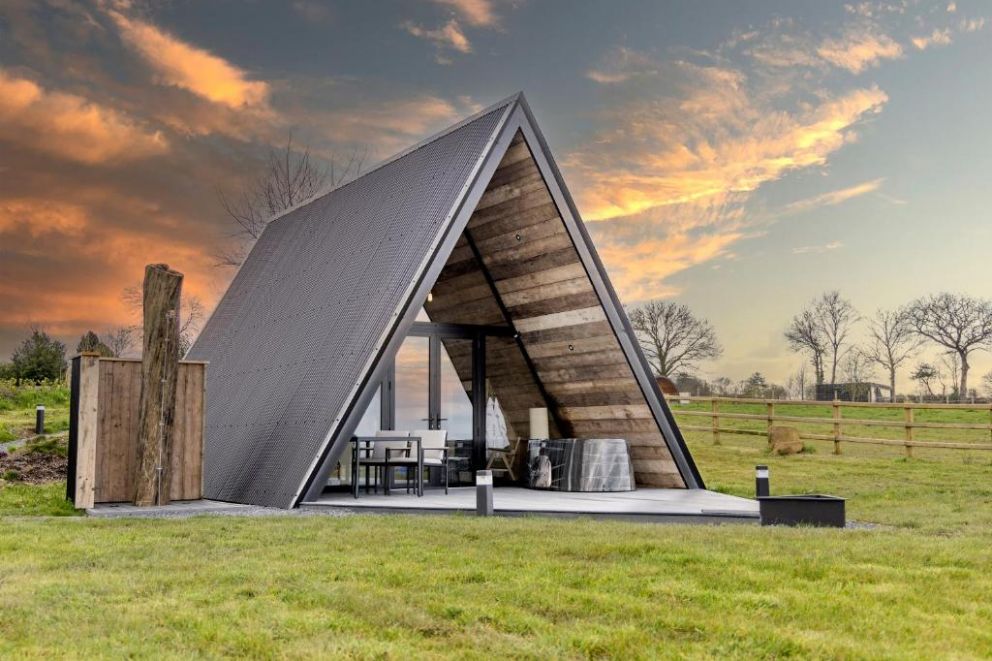 The Tri-Pod at Pantcefn Luxury Glamping