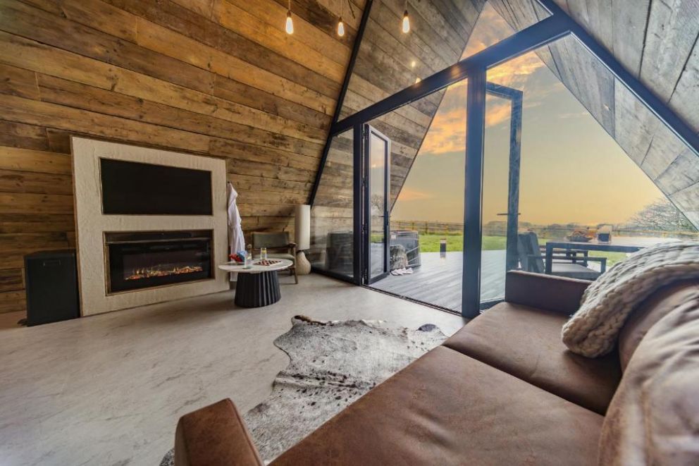 The Tri-Pod at Pantcefn Luxury Glamping