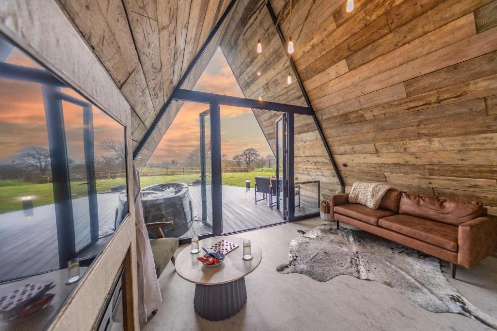 The Tri-Pod at Pantcefn Luxury Glamping