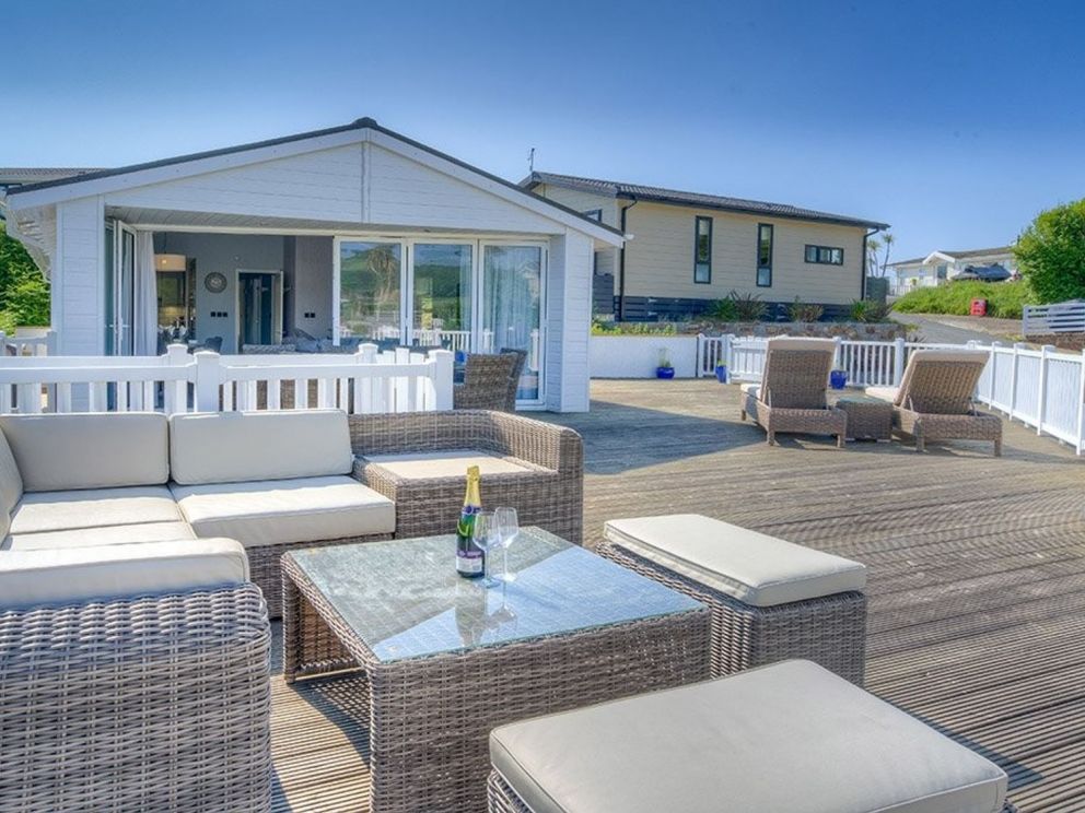 The Warren Holiday Park, Abersoch - for rent with sea views