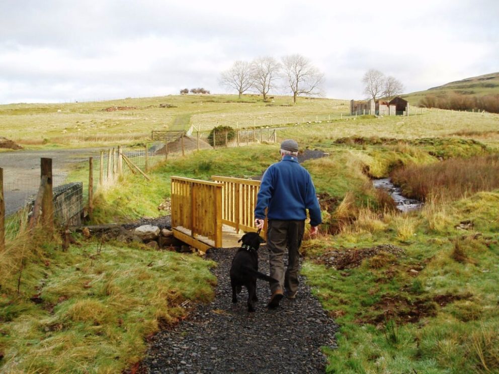 Trawsfynydd Holiday Village dog walking area
