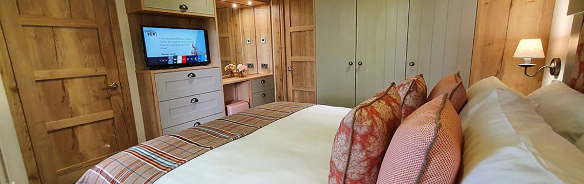 Luxury lodge for rent at Docker Holiday Park in Lancashire