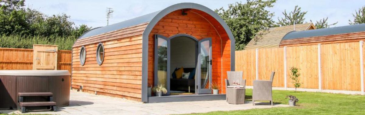 Meadow glamping pods