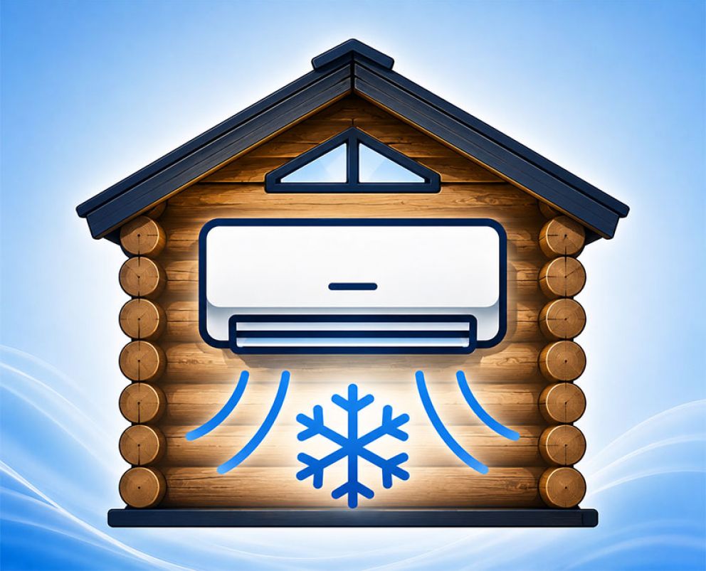 Lodges with air conditioning